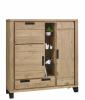 Appui bar 2 portes 1 abattant 1 tiroir 1 niche HUDSON