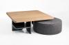 Table basse + pouf COMPIL