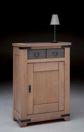 Meuble d'appui 1 porte 1 tiroir TALOS