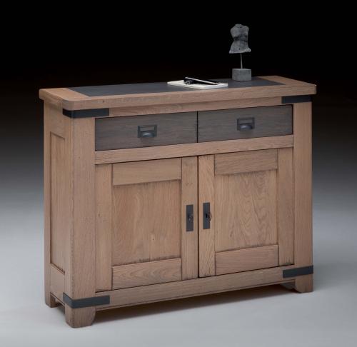 Meuble d'entrée 2 portes 1 tiroir TALOS