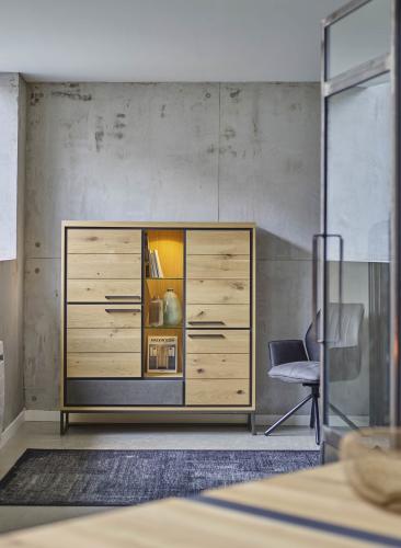 Rangement 4 portes 1 tiroir 1 niche BROOKS